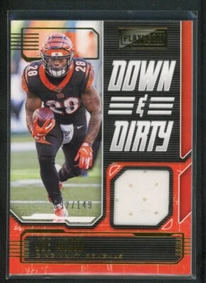 2020 JOE MIXON 092/149 Jersey PANINI PLAYBOOK DOWN DIRTY - Image 1 of 2
