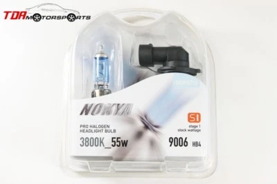 Bombillas halógenas NOKYA 9006 HB4 Super blancas 3800K S1 55W Foto 1 de 4