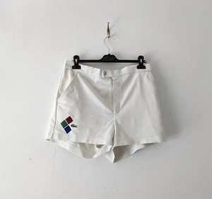 Chemise Lacoste Vintage rare retro 80s men's tennis shorts color white pockets - Bild 1 von 6