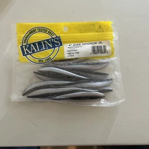 Unopened Kalin's Plastics 4" Jerk Minnow Jr. Baitfish Brand New 10 Pack - Picture 1 of 2