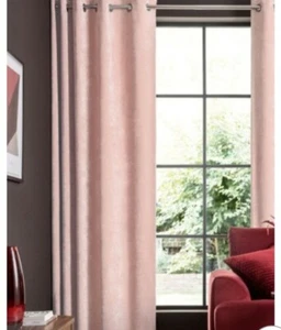 Cortinas ojales de terciopelo suave Next Blush 117x183 cm (NB181) - Imagen 1 de 4
