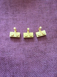 LEGO 4623 Plate Mod 1x2 Arm Up Horizontal Length 5mm YELLOW  - 3 PCs - Picture 1 of 4