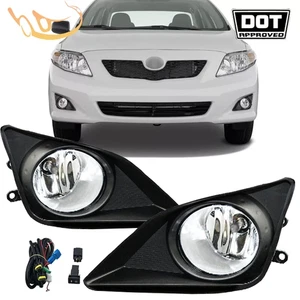 Par de luces antiniebla de conducción para parachoques Toyota Corolla 2009 2010 con interruptor + cableado - Imagen 1 de 19