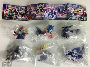 Set 6 Figura Deformado Robot Wars Parte 3 Goldrake Raideen Getter Gashas BANDAI - Imagen 1 de 1