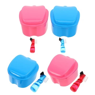 Almacenamiento de dientes para cepillo de dientes limpio de 4 piezas Foto 1 de 4