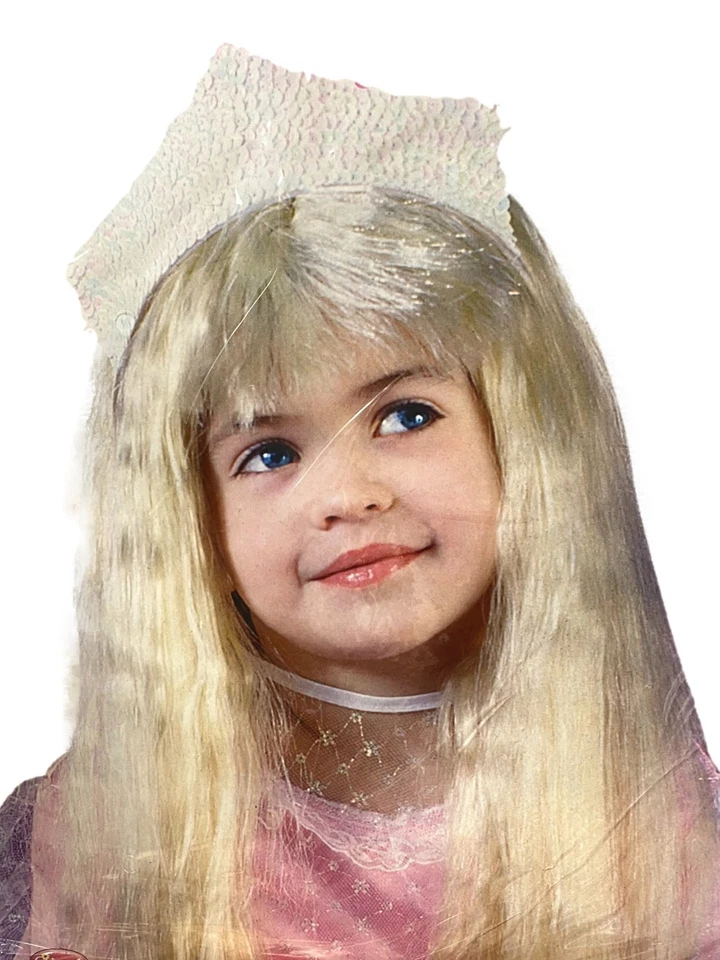 Fun World 女孩长金色魅力假发 — 第 1/1 张图片