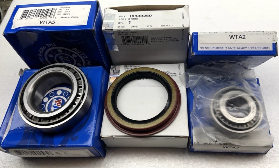 Lote de 6 piezas) Rodamientos de rueda delantera - (2) WTA5, (2) WTA2, (2) 9150S para Ford Ranger Foto 1 de 4