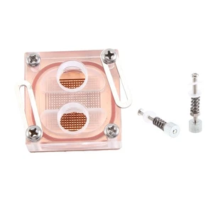 Front Hole CPU Water Cooling Cooler Acrylic Transparent South Bridge6662 - Afbeelding 1 van 6