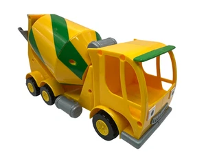 Raro Vintage Bob the Builder Bicchiere Giallo Betoniera Camion L10" H5,25" - Foto 1 di 16