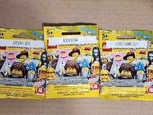 LEGO 71007 Minifigures Series 12 Opened Spooky Girl, Rock Star, Video Game Guy - Picture 1 of 1