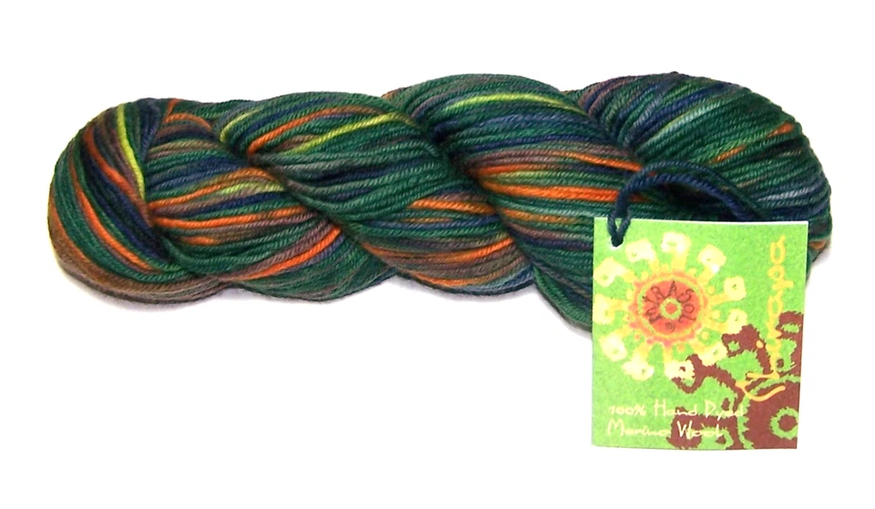 10 skeins Mirasol CHIRAPA 100% Hand Dyed Merino Wool Yarn #705 Rainbow Jade - Image 1 of 1