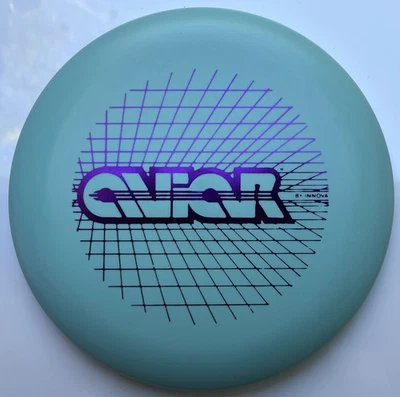 INNOVA DX CLASSIC AVIAR  169.09 GRAMS COOL BLUE w/PURPLE FOIL HOTSTAMP - Image 1 of 2