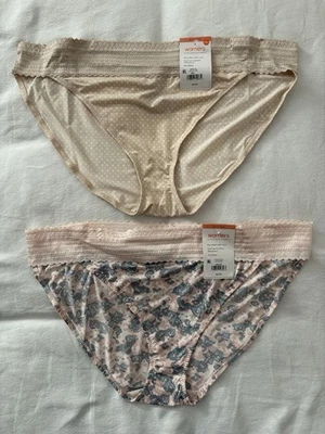 NUEVO Bikini de encaje Warners No Pellizcar No Problems WR5509 2 pares para mujer talla 3Xgrande Foto 1 de 4