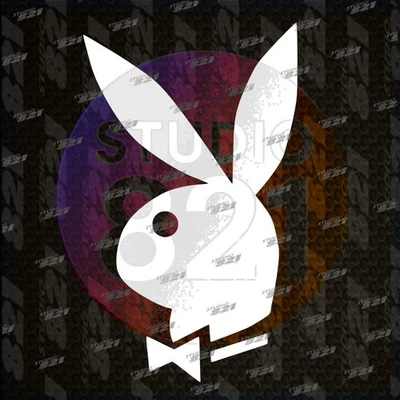 MY STORE Playboy Bunny Logo Decal – Weatherproof Vinyl Transfer Sticker, Die-Cut, Classic