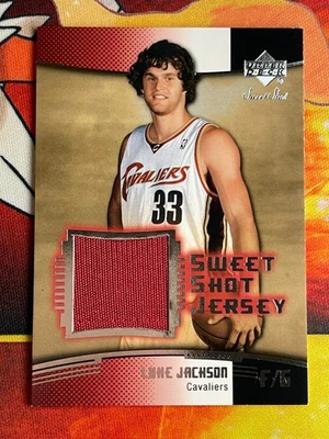 Camisetas Sweet Shot 2004-05 Upper Deck Luke Jackson #SSJ-LU (MEM, RC) Foto 1 de 4