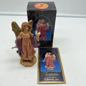 Fontanini Angel 5” Celeste *signed* 1997 Italy 75505 Roman Nativity Dove Box - Picture 1 of 11