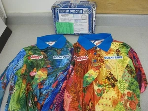 Bosco Sochi 2014 Juegos Olímpicos Camisetas Manga Larga Talla XS y L Personal Voluntario - Imagen 1 de 21