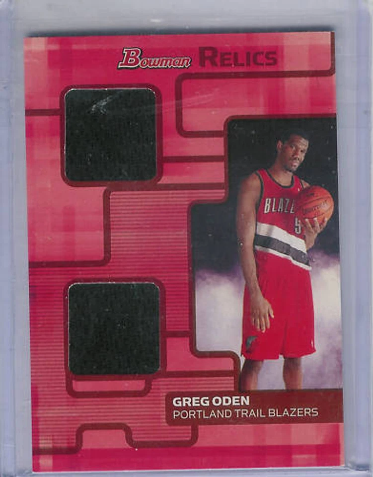Jersey Bowman Relics Greg Oden 2007-08 doble plata/25 Foto 1 de 1