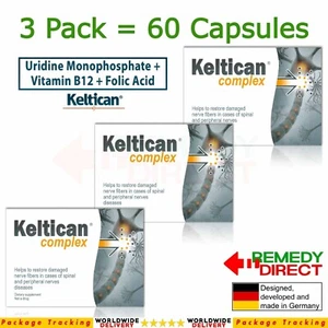 Keltican Forte Complex 60 capsules Supplement Damaged Nervous System Therapy - Picture 1 of 6