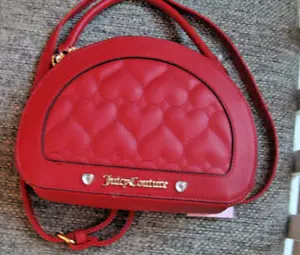 Juicy Couture Flying Solo Dome Crossbody Bag Cool Red New With Tags - Picture 1 of 10