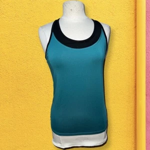 Women’s Blue Casual Tank Top Inner Sports Bra Shirt Blouse - Picture 1 of 7