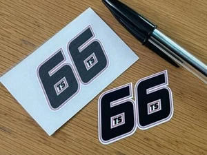 Tom Sykes Race Number 66 (Very Small Pair) - Picture 1 of 1