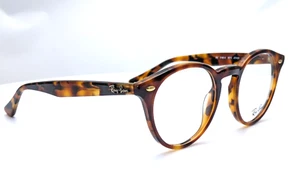 Ray-Ban RB2180-V 5675 Havana Tortoise Round Unisex Eyeglasses 47mm - Picture 1 of 6