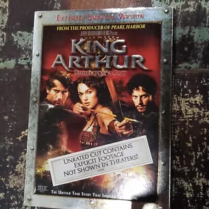 King Arthur (DVD, 2004, Extended Unrated Version) Slipcover Free Shipping - Foto 1 di 1