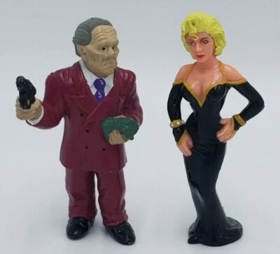 Disney Dick Tracy Prune Face & Madonna Breathless 1990 3 1/2" Applause Foto 1 de 4