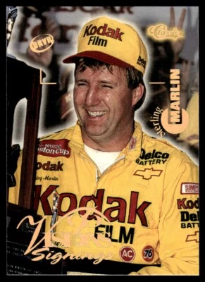 1996 Classic Visions Signings Sterling Marlin #94 - Image 1 of 2