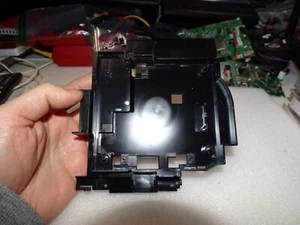 Nintendo Wii Mini RVL-201 - Marco de plástico negro medio SOLAMENTE - Sólo está bien cosméticos - LEER - Imagen 1 de 9