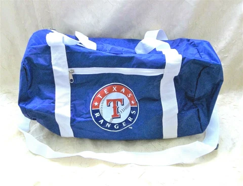 Texas Rangers Lightweight Duffle Travel Bag Powerade Sponsored MLB Cover
