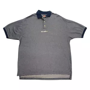 Polo Harley Davidson | Motociclista de Montaña Schoch Pocono Gris Vintage Para Hombre Años 90 - Imagen 1 de 7