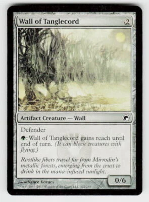 Scars of Mirrodin #222 Wall of Tanglecord - Image 1 of 2
