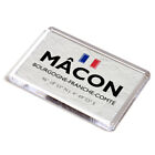 Fridge Magnet - Macon - Bourgogne-Franche-Comte - France - Lat/Long