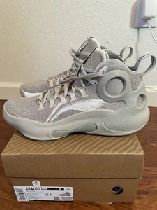 Li-Ning Yushuai Ultra Rock Grey ABAU003-6 Men's Size 8 New in Box - Picture 1 of 9