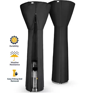 Patio Heater Cover Heavy Duty Waterproof With Zipper Standup Heater Cover - Picture 1 of 42