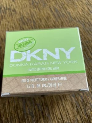 DKNY Delicious Delights Edición Limitada Cool Swirl EDT Spray 1.7 OZ Nuevo Sellado Foto 1 de 4