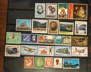 NEW ZEALAND postage stamps lot of 24 different MNH - Afbeelding 1 van 1