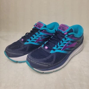 Brooks Addiction 13 Running Shoes, 1202531B456, Navy/Purple, Womens 7.5 B - Picture 1 of 9