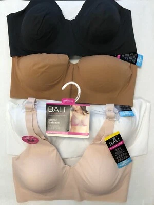 Bali Bra Underwire Lightweight Seamless Easylite Invisible Support Womens DF3498 - Image 1 of 4