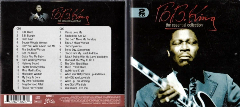 B.B. KING The Essential Collection 2 CD SET RARE OOP IMPORT BLUES GUITAR - Image 1 of 1