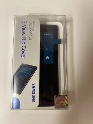 Capa flip Samsung S-View para Samsung Galaxy S5 - Nova caixa aberta - Imagem 1 de 4