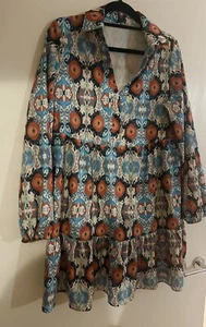 Shirt Dress Uk Size Medium - Picture 1 of 4