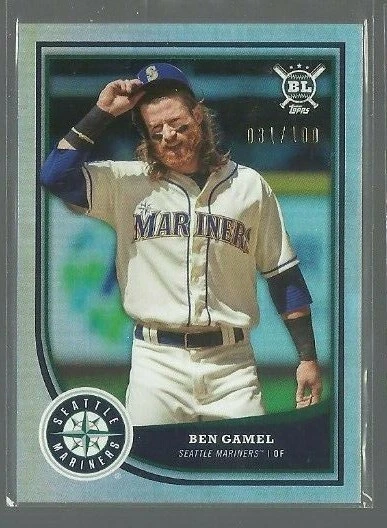  2018 Topps Big League Rainbow Foil #237 Ben Gamel 031/100 (ref 68125) - Image 1 of 1