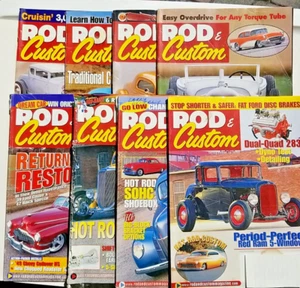 Rod & Custom Mags 8x 2005 Shoebox 5 Window Dual Quad 283 Resto Rods Von Dutch - Picture 1 of 12