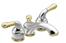 Used Moen T4560CP Monticello Chrome/Polished Brass Lever