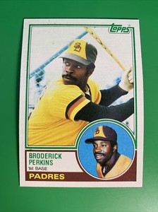 1983 Topps Broderick Perkins #593 San Diego Padres