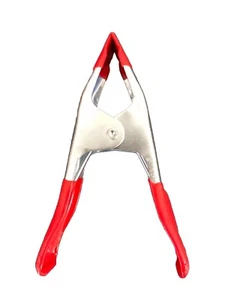12pcs 6" 150mm Strong Spring Clamps Metal Clips Grip PVC Coated Jaw Handle#4446 - Picture 1 of 3