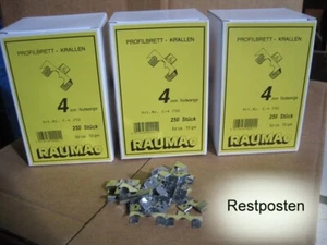 4,0 mm Nutwange, (C-4)  verzinkt, 750 Stück, Profilholzkrallen - Bild 1 von 7